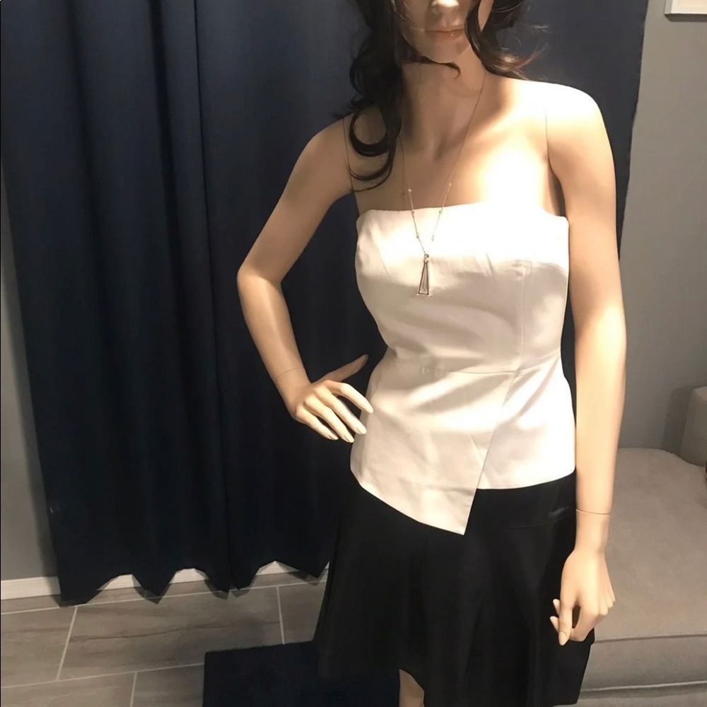 Bustier Top. WHBM cream. New with tags